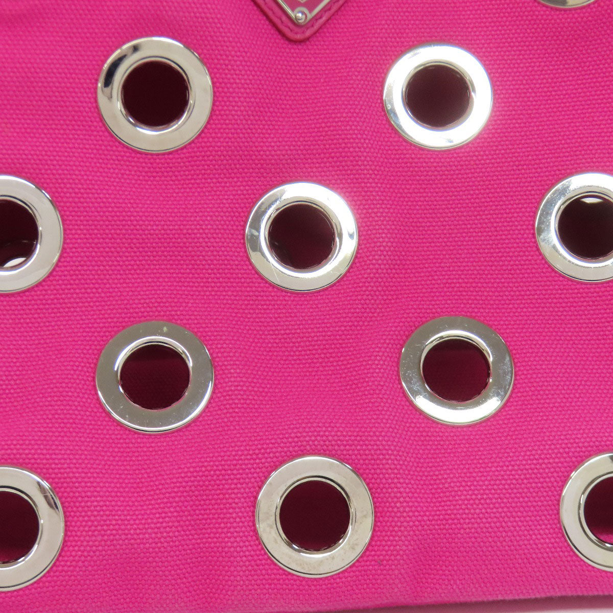 PRADA 1BG439 Kanapamini Punching 2WAY Handbag Canvas Ladies [Used]