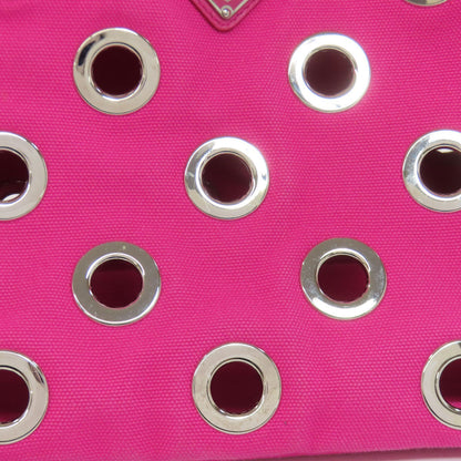 PRADA 1BG439 Kanapamini Punching 2WAY Handbag Canvas Ladies [Used]