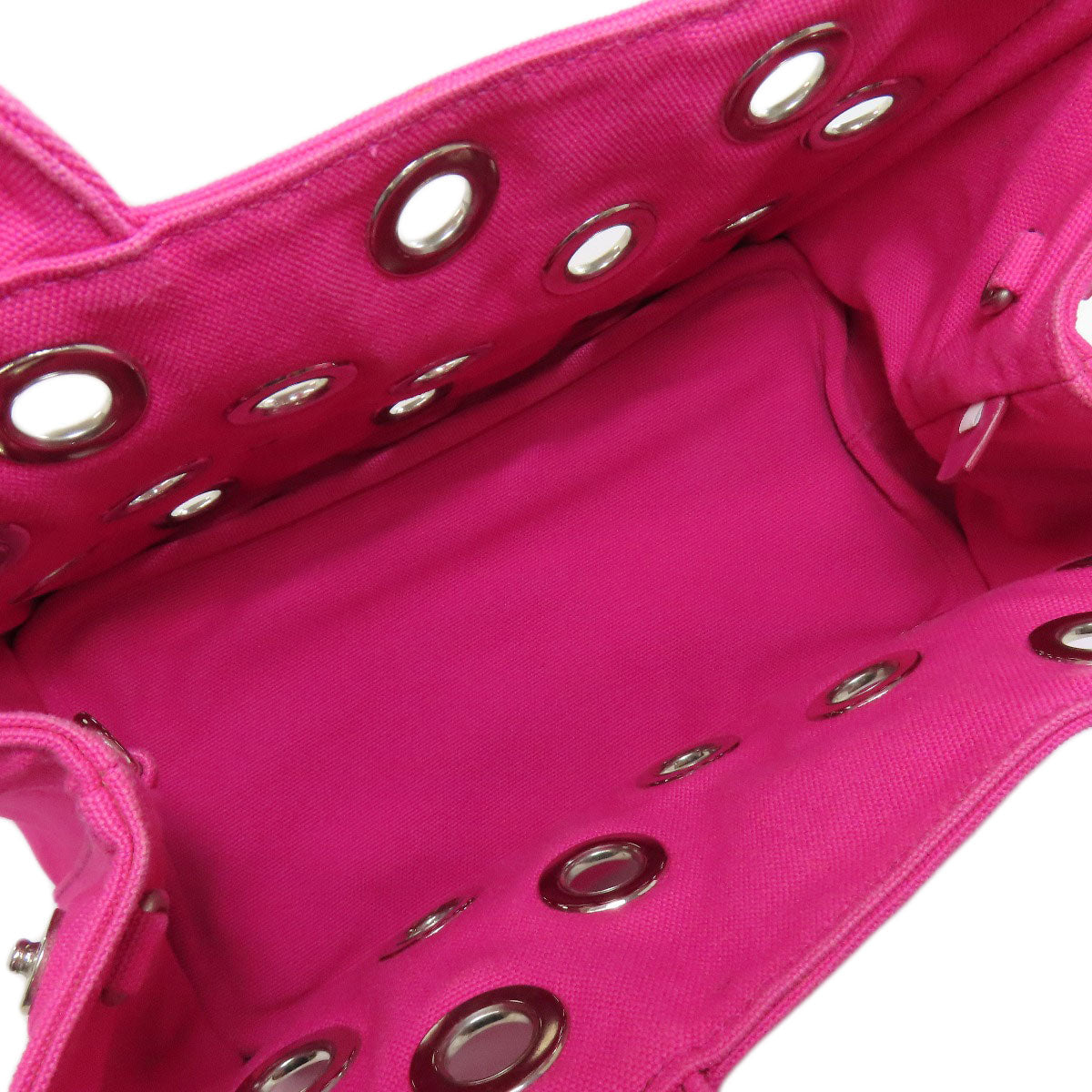 PRADA 1BG439 Kanapamini Punching 2WAY Handbag Canvas Ladies [Used]