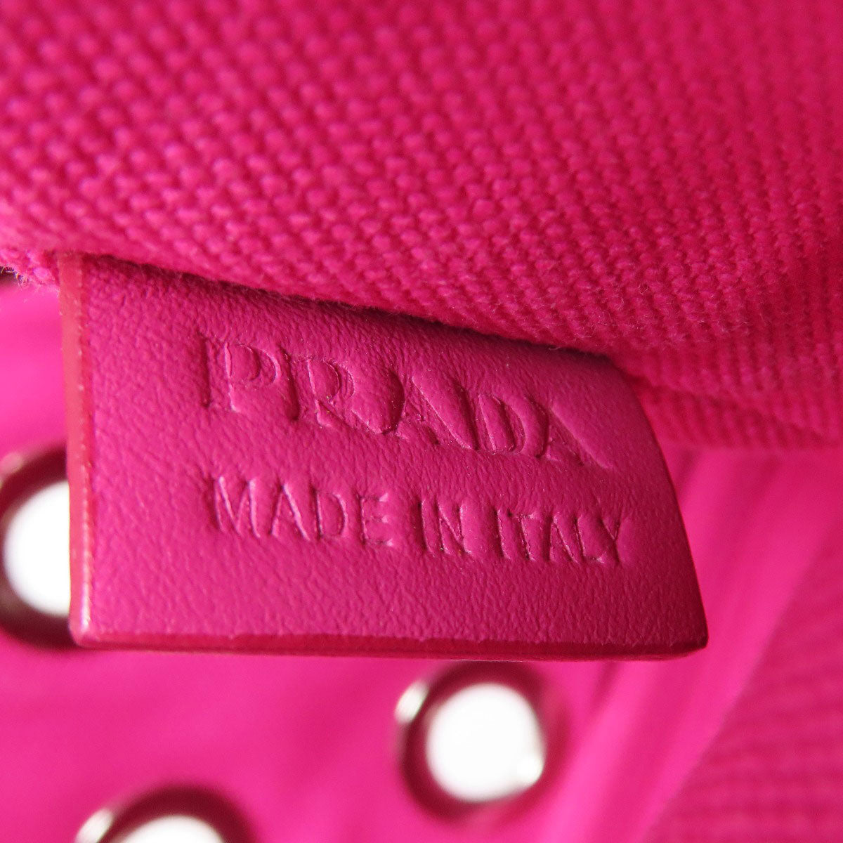 PRADA 1BG439 Kanapamini Punching 2WAY Handbag Canvas Ladies [Used]