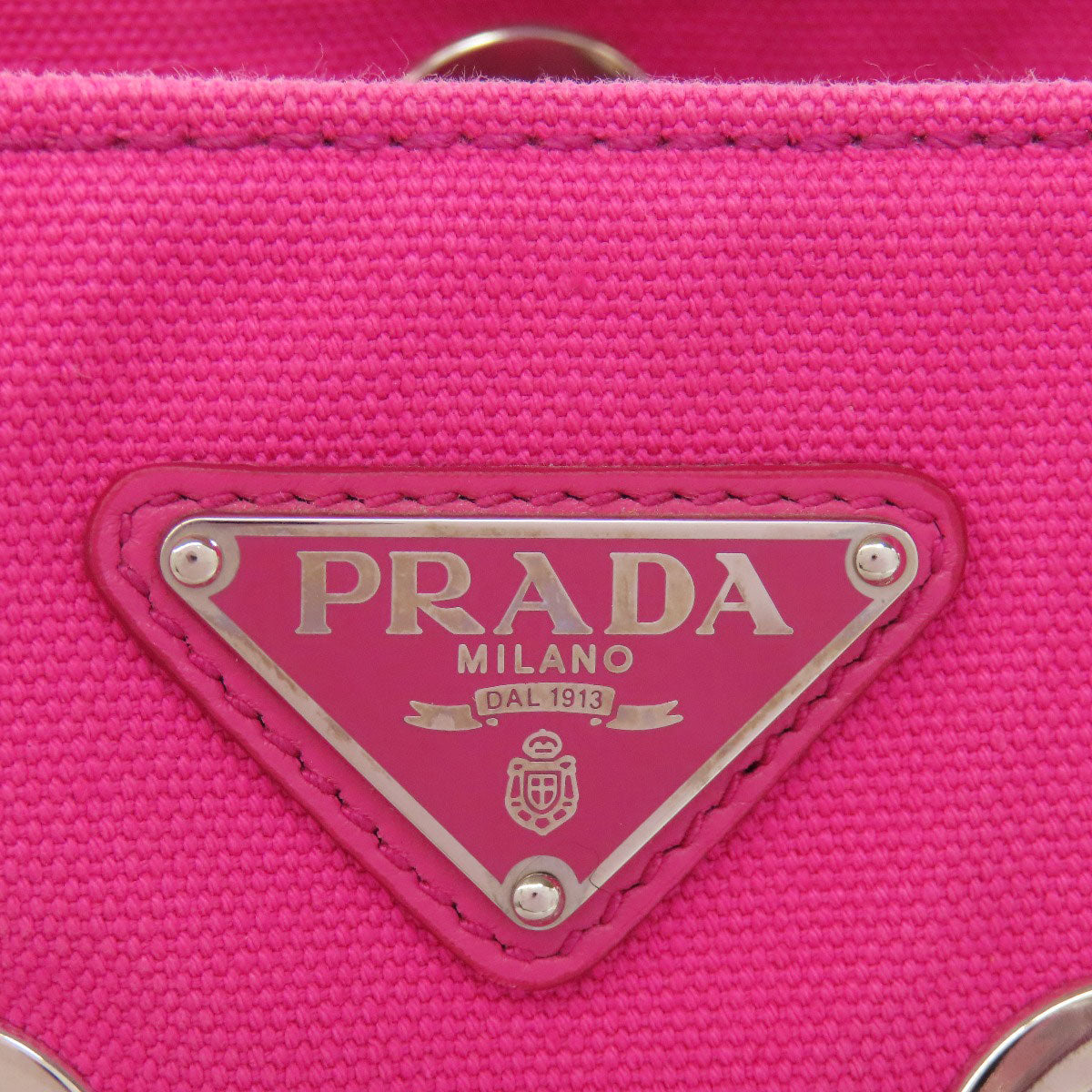 PRADA 1BG439 Kanapamini Punching 2WAY Handbag Canvas Ladies [Used]
