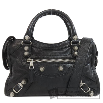 BALENCIAGA 519938 Mini City 2WAY Handbag Calf Ladies [Used]