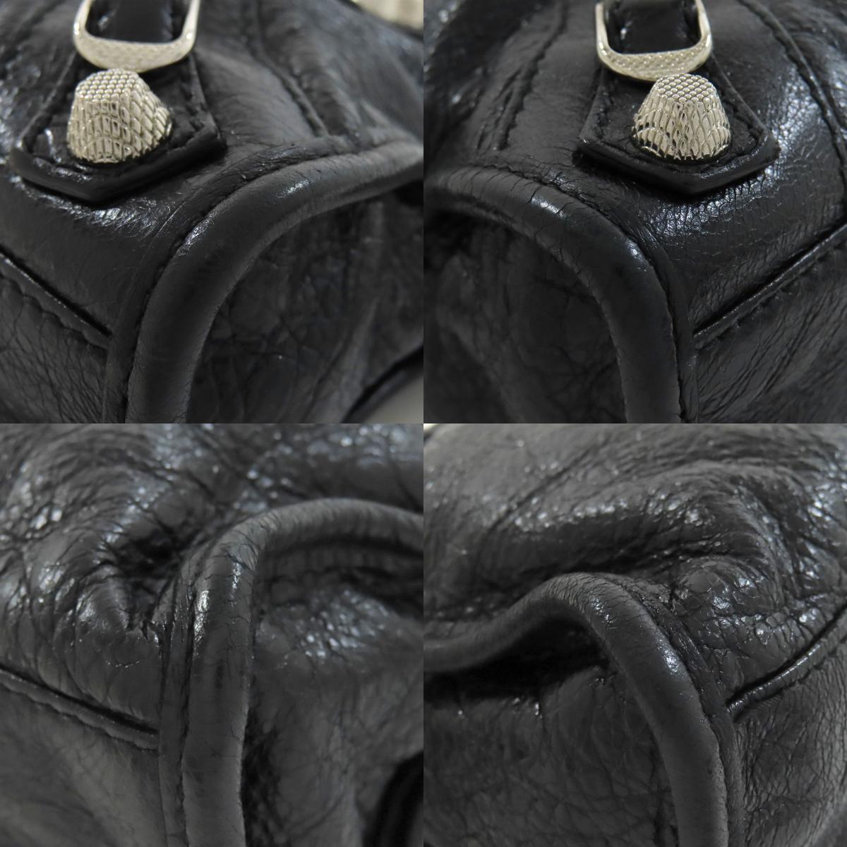 BALENCIAGA 519938 Mini City 2WAY Handbag Calf Ladies [Used]