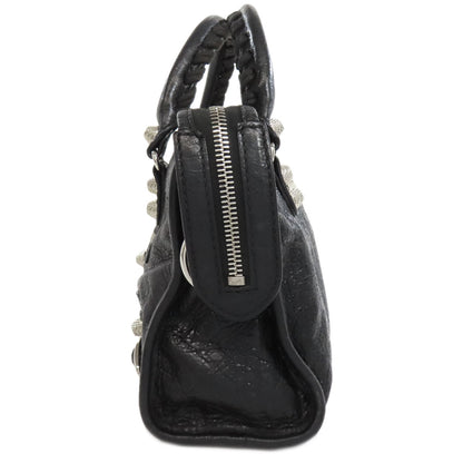 BALENCIAGA 519938 Mini City 2WAY Handbag Calf Ladies [Used]