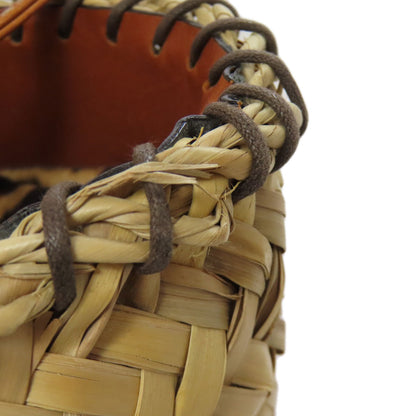 Dolce&Gabbana Leopard print basket bag Tote Bag Raffia Ladies [Used]