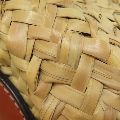 Dolce&Gabbana Leopard print basket bag Tote Bag Raffia Ladies [Used]