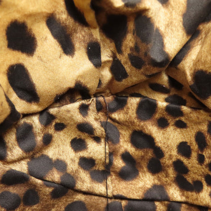Dolce&Gabbana Leopard print basket bag Tote Bag Raffia Ladies [Used]