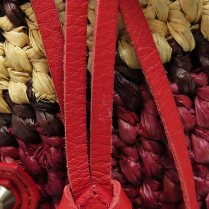 BALENCIAGA 286370 Basket bag Tote Bag Straw Ladies [Used]