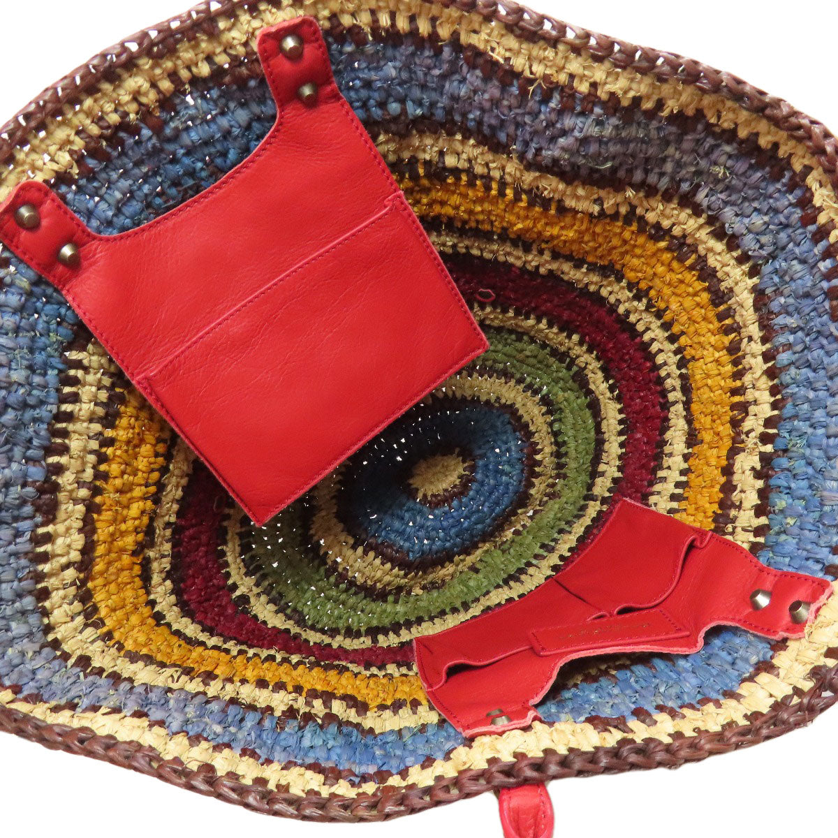 BALENCIAGA 286370 Basket bag Tote Bag Straw Ladies [Used]