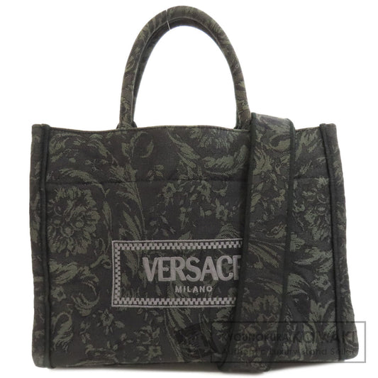 VERSACE 2WAY Handbag Canvas Ladies [Used]