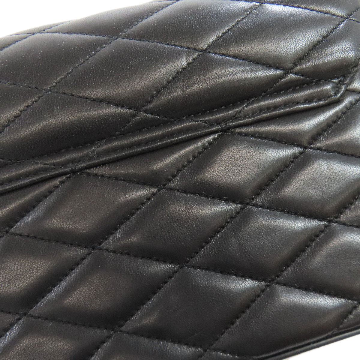 SAINT LAURENT logo Shoulder Bag Calf Ladies [Used]