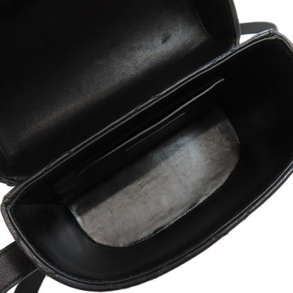 SAINT LAURENT logo Shoulder Bag Calf Ladies [Used]