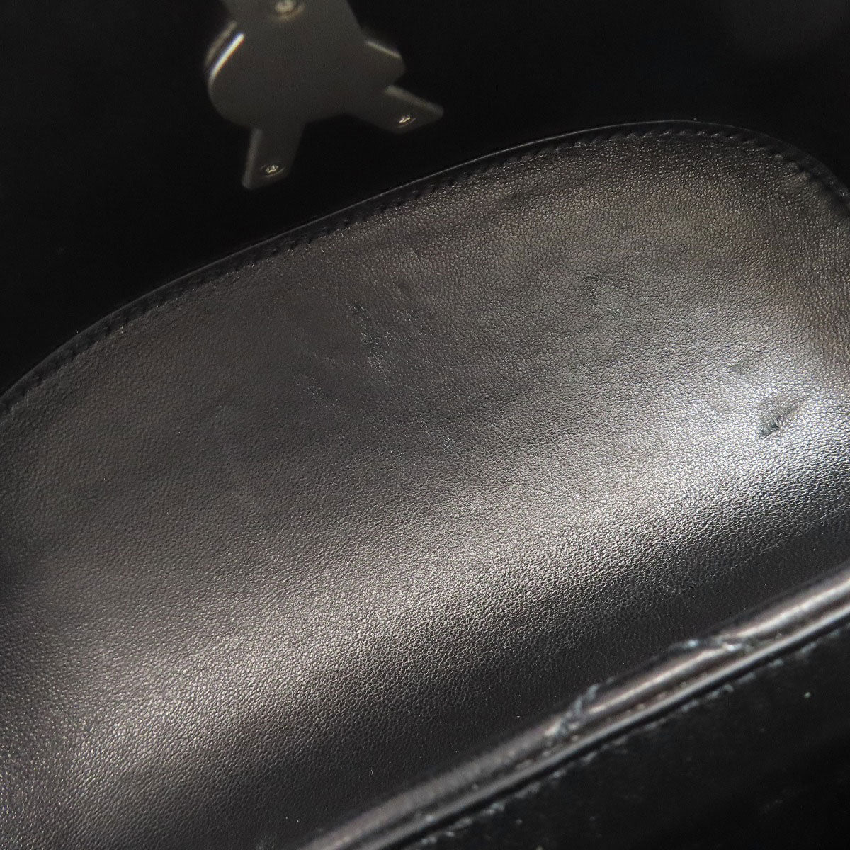 SAINT LAURENT logo Shoulder Bag Calf Ladies [Used]