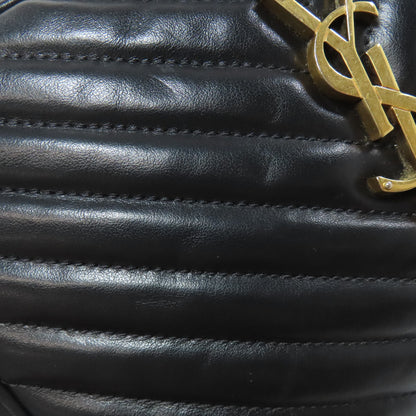 SAINT LAURENT Lou V Stitch Shoulder Bag Calf Ladies [Used]