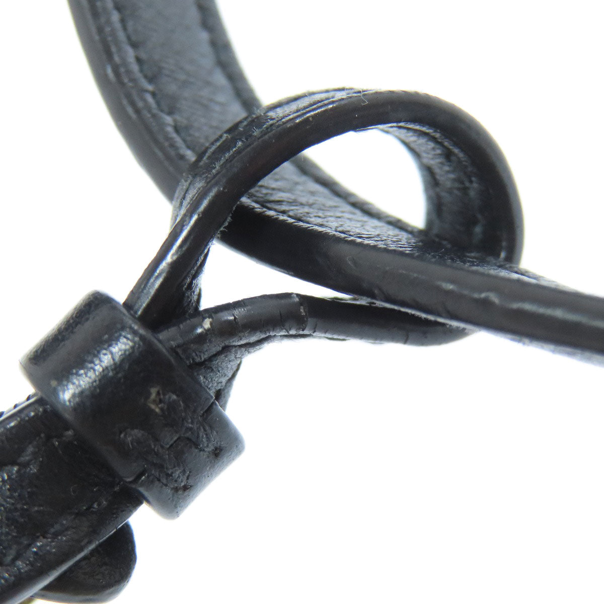 SAINT LAURENT Lou V Stitch Shoulder Bag Calf Ladies [Used]