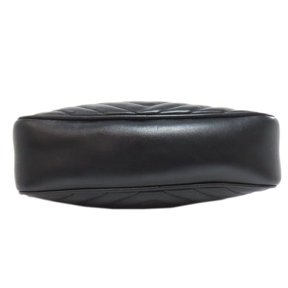 SAINT LAURENT Lou V Stitch Shoulder Bag Calf Ladies [Used]