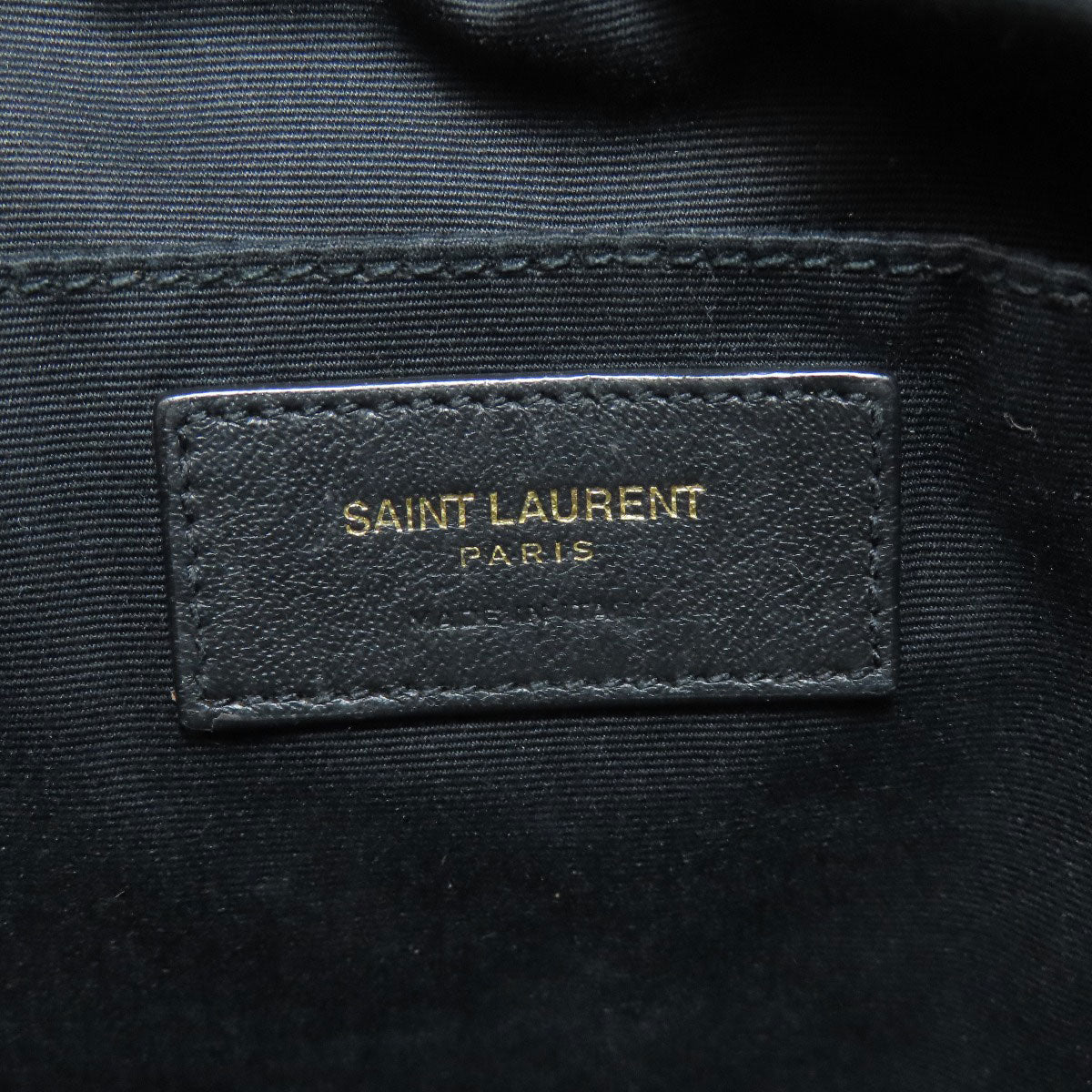 SAINT LAURENT Lou V Stitch Shoulder Bag Calf Ladies [Used]
