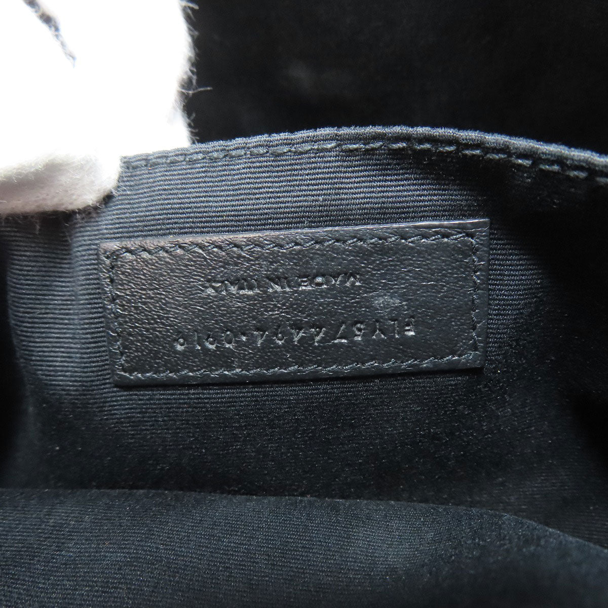 SAINT LAURENT Lou V Stitch Shoulder Bag Calf Ladies [Used]