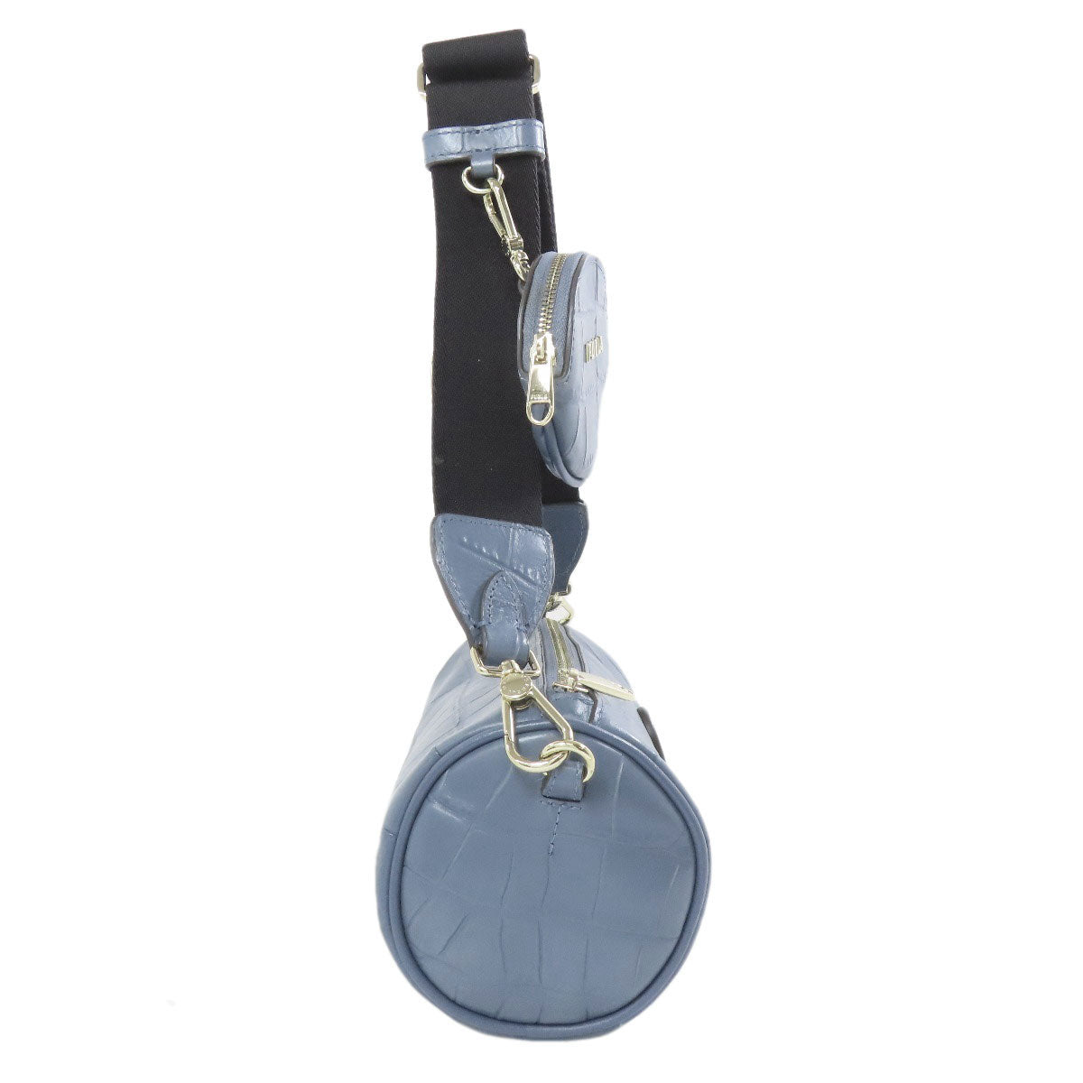 Furla   Embossing Shoulder Bag  Leather Ladies [Used]