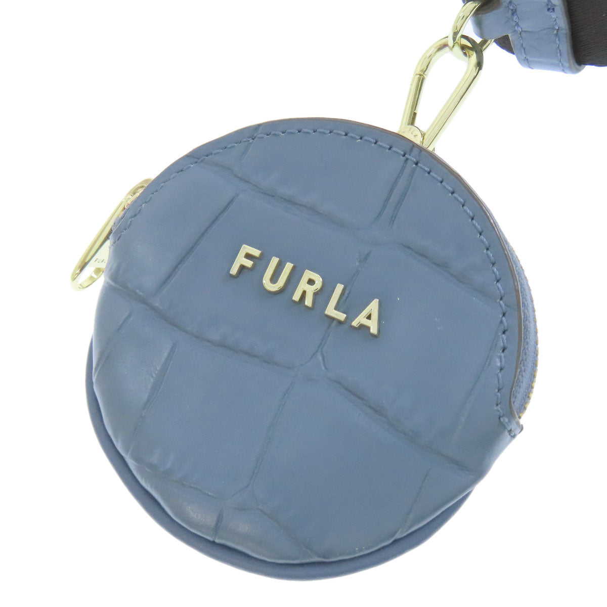 Furla   Embossing Shoulder Bag  Leather Ladies [Used]