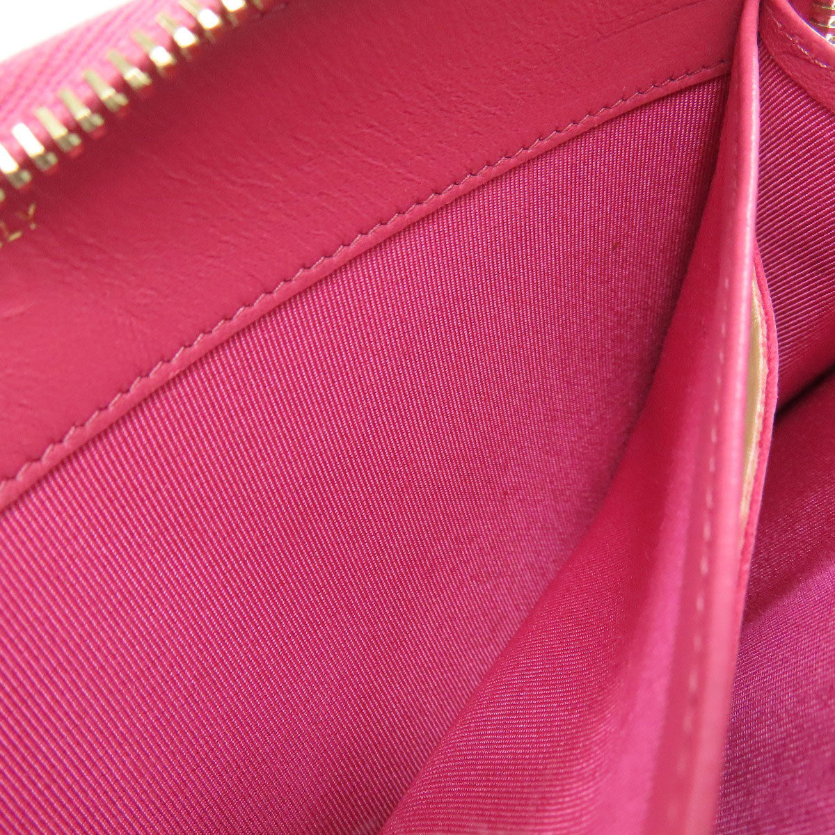 CHANEL Matelasse COCO Mark GoldHardware Long wallet (with coin pocket) Lambskin Ladies [Used]