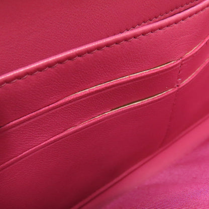 CHANEL Matelasse COCO Mark GoldHardware Long wallet (with coin pocket) Lambskin Ladies [Used]