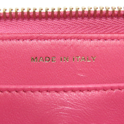 CHANEL Matelasse COCO Mark GoldHardware Long wallet (with coin pocket) Lambskin Ladies [Used]