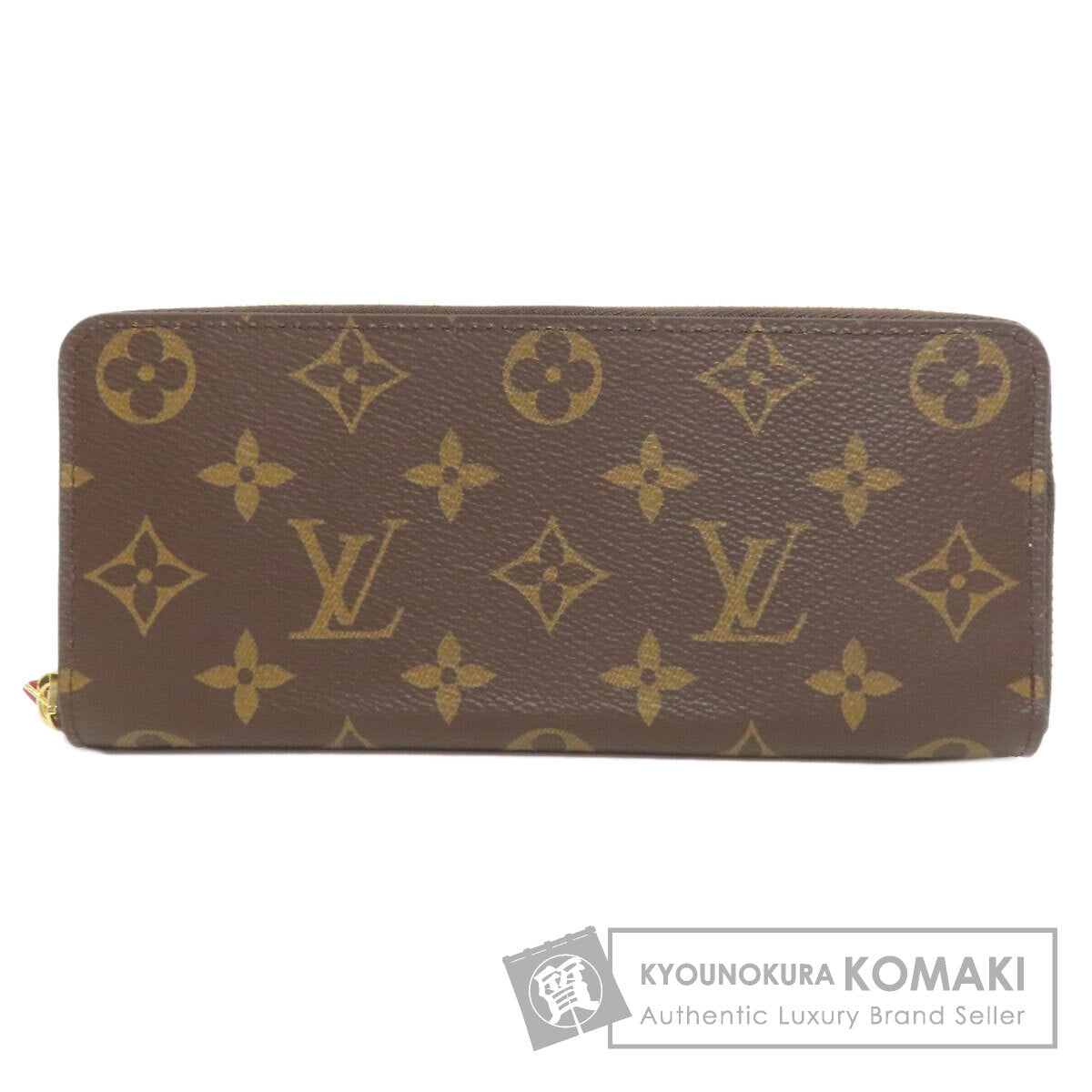 LOUIS VUITTON M60742 Portefeiulle・Clemence Long wallet (with coin pocket) Monogram canvas Ladies [Used]