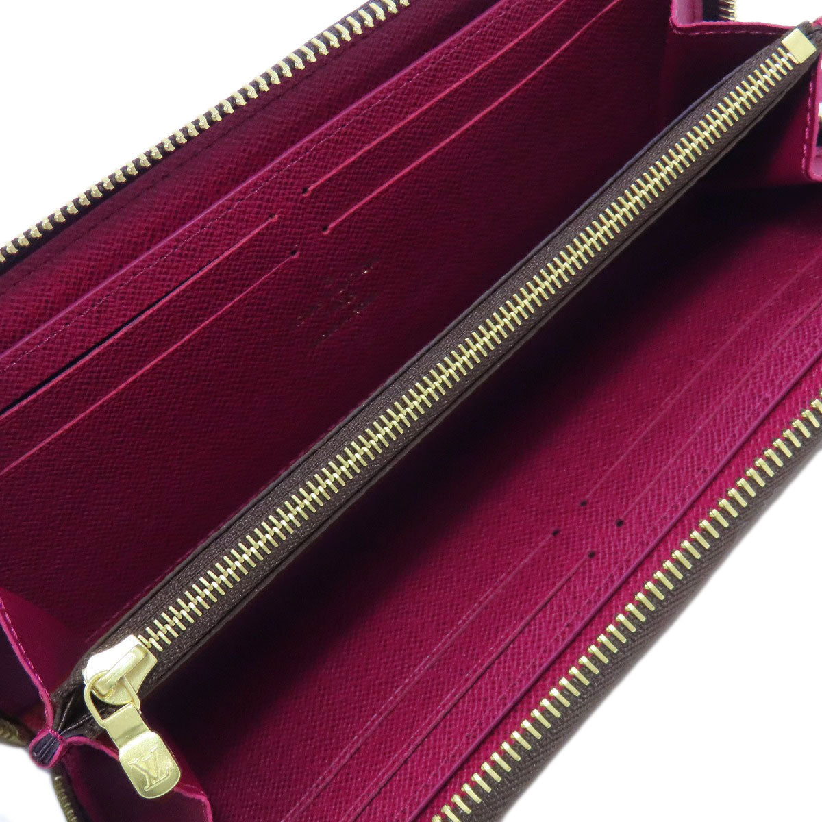 LOUIS VUITTON M60742 Portefeiulle・Clemence Long wallet (with coin pocket) Monogram canvas Ladies [Used]