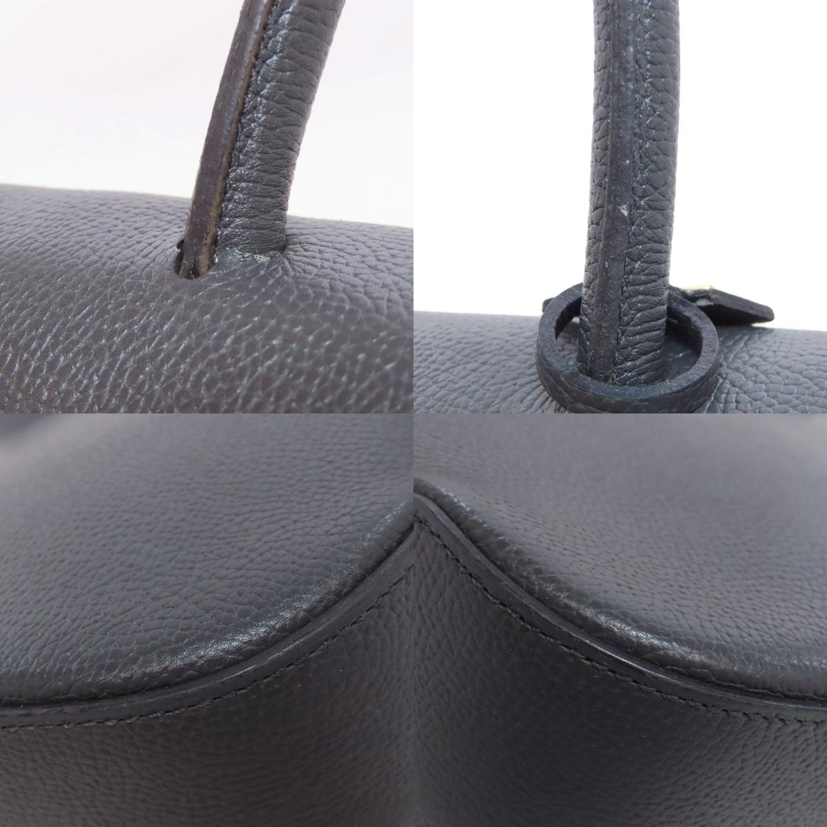 DELVAUX Simple design Handbag Calf Ladies [Used]
