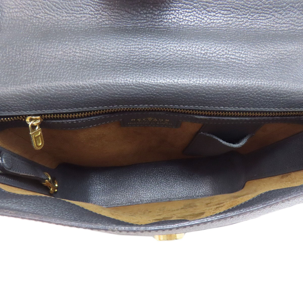DELVAUX Simple design Handbag Calf Ladies [Used]