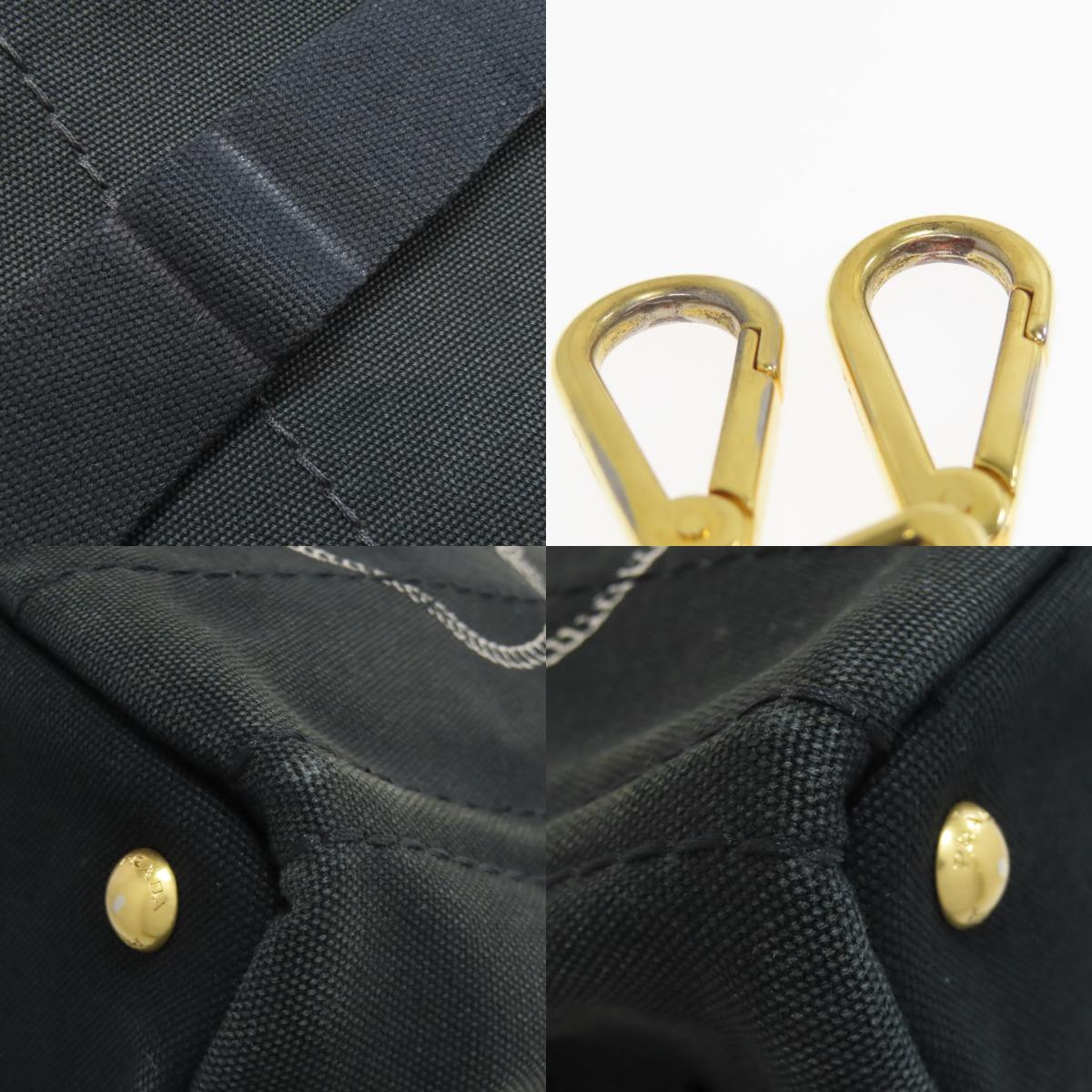 PRADA Canapa mini 2 WAY Handbag Canvas Ladies [Used]