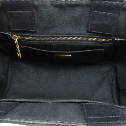 PRADA Canapa mini 2 WAY Handbag Canvas Ladies [Used]