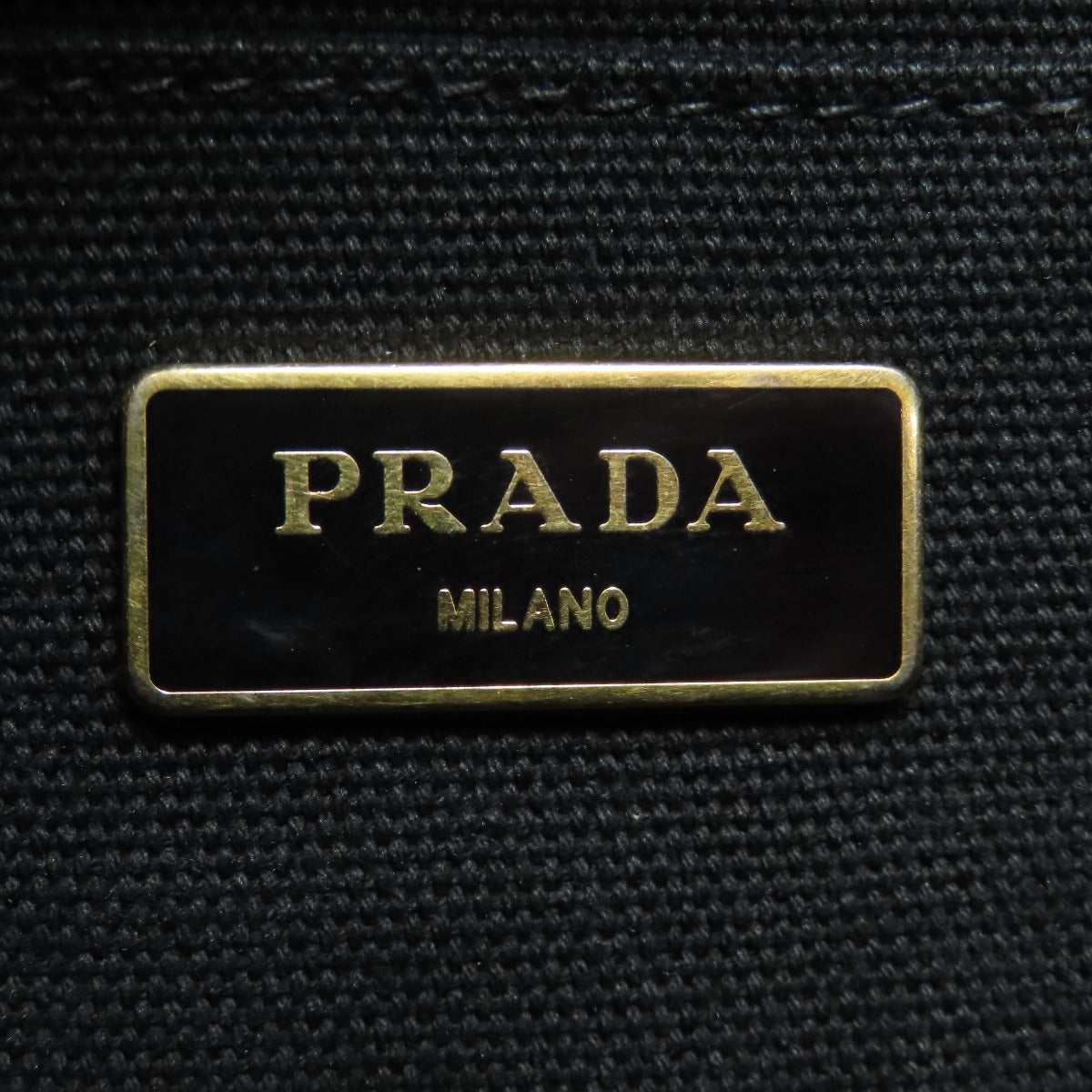PRADA Canapa mini 2 WAY Handbag Canvas Ladies [Used]
