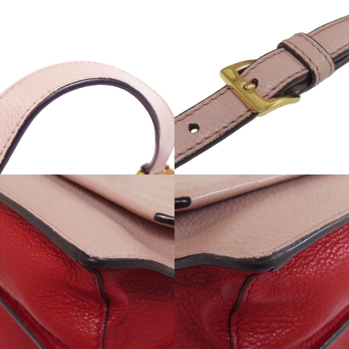 MIUMIU 2WAY Handbag Leather Ladies [Used]