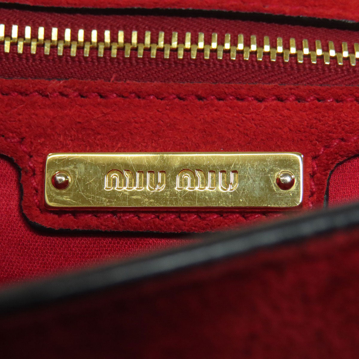 MIUMIU 2WAY Handbag Leather Ladies [Used]