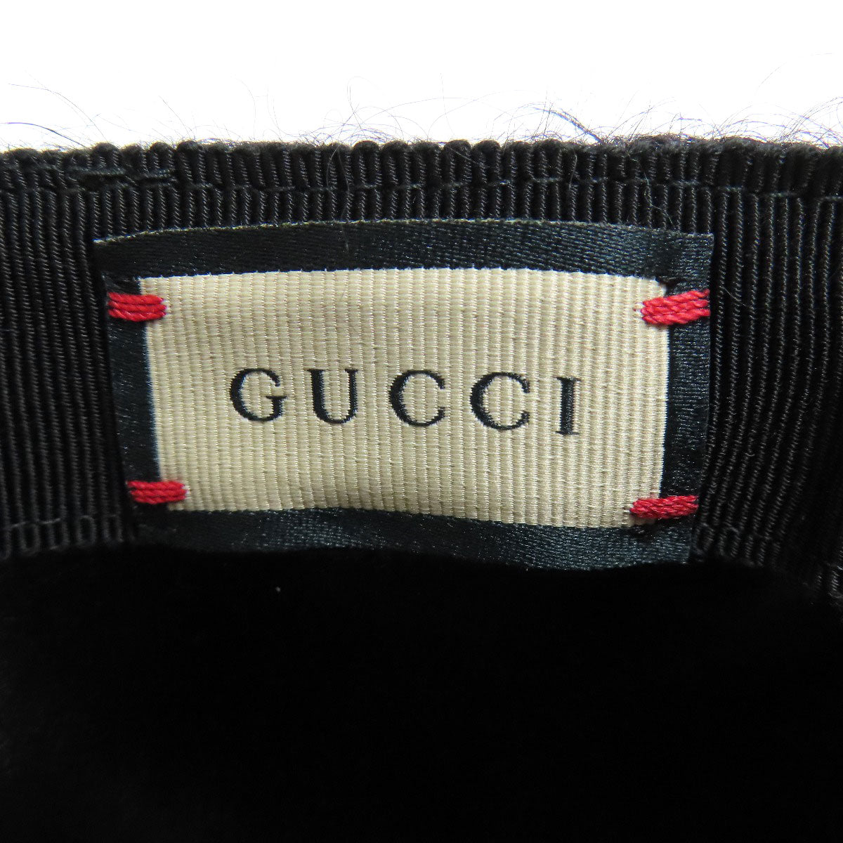 GUCCI 729349 Double G Baseball Cap hat Moheya woolLadies [Used]