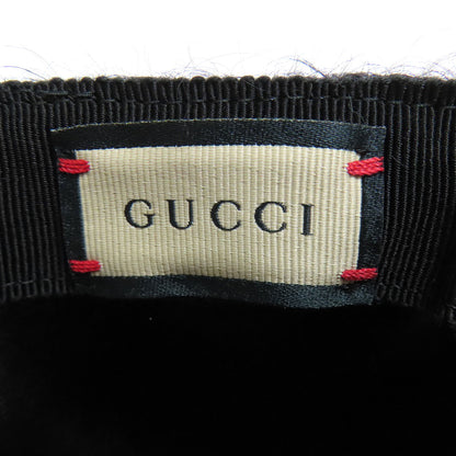 GUCCI 729349 Double G Baseball Cap hat Moheya woolLadies [Used]