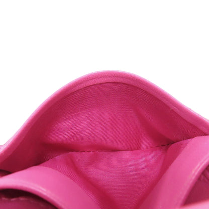 MIUMIU Materasse Bifold Wallet with Coin Pocket Lambskin Ladies [Used]