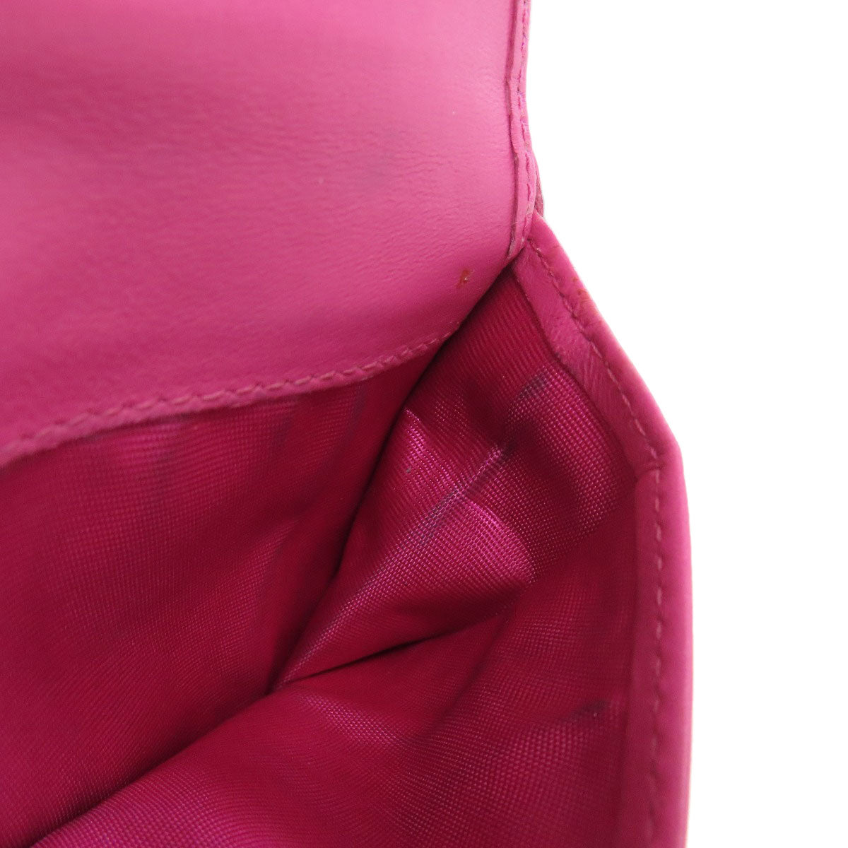 MIUMIU Materasse Bifold Wallet with Coin Pocket Lambskin Ladies [Used]