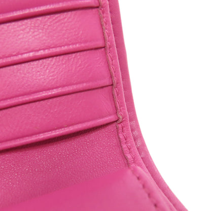 MIUMIU Materasse Bifold Wallet with Coin Pocket Lambskin Ladies [Used]