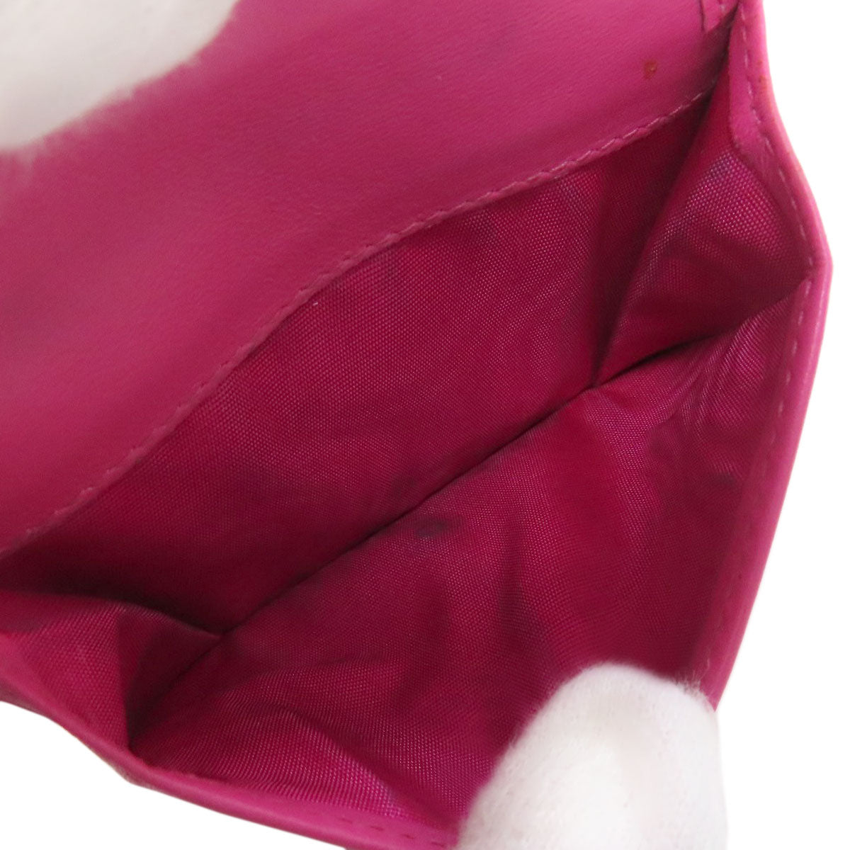 MIUMIU Materasse Bifold Wallet with Coin Pocket Lambskin Ladies [Used]