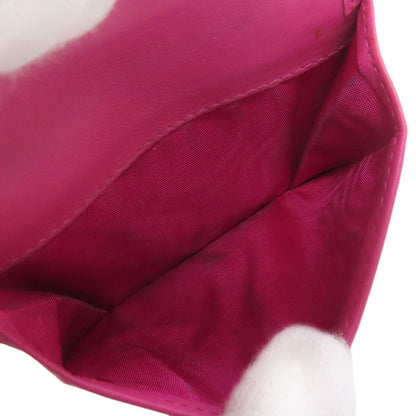 MIUMIU Materasse Bifold Wallet with Coin Pocket Lambskin Ladies [Used]