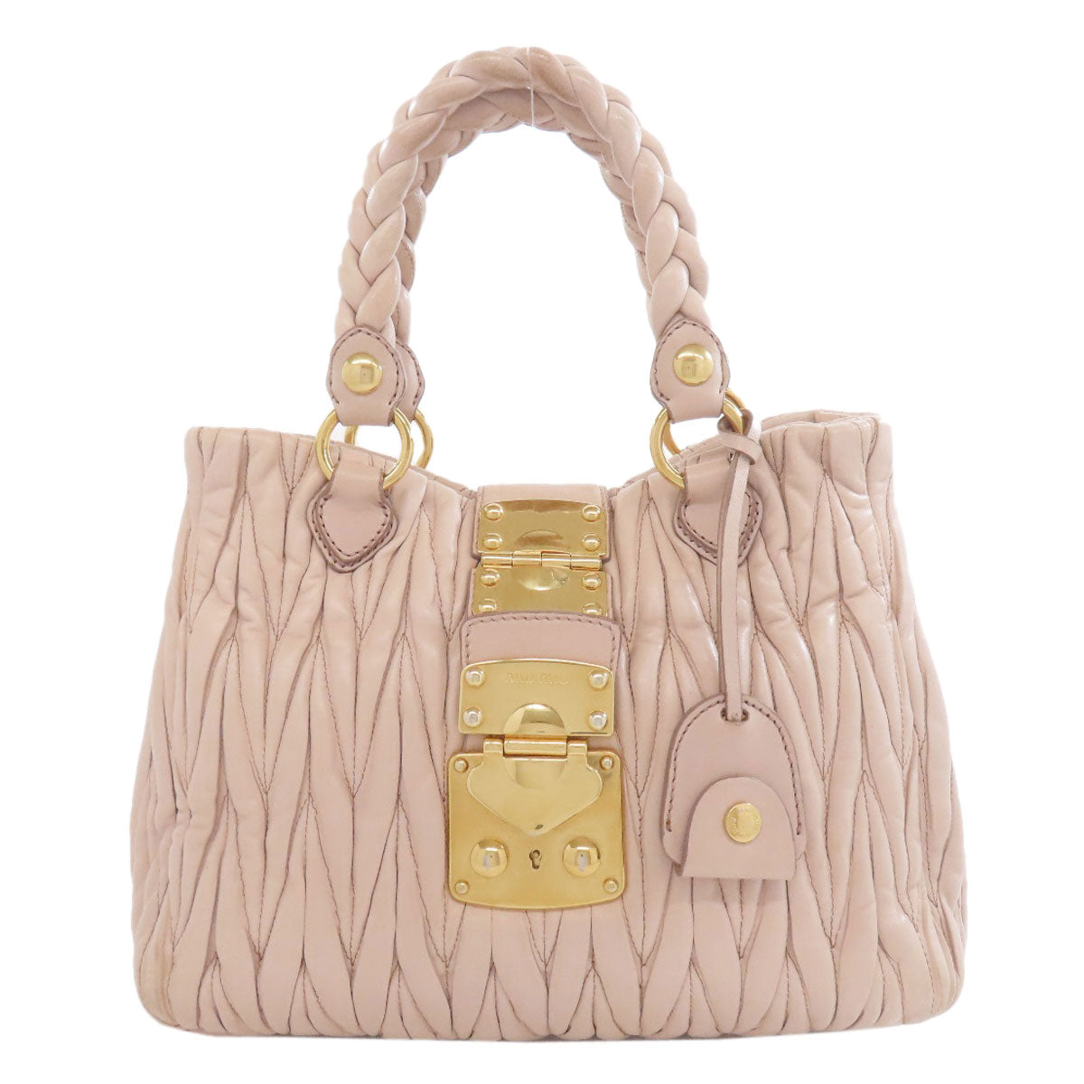 MIUMIU Materasse Handbag Calf Ladies [Used]