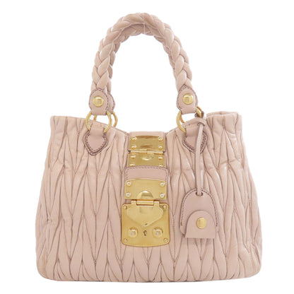 MIUMIU Materasse Handbag Calf Ladies [Used]