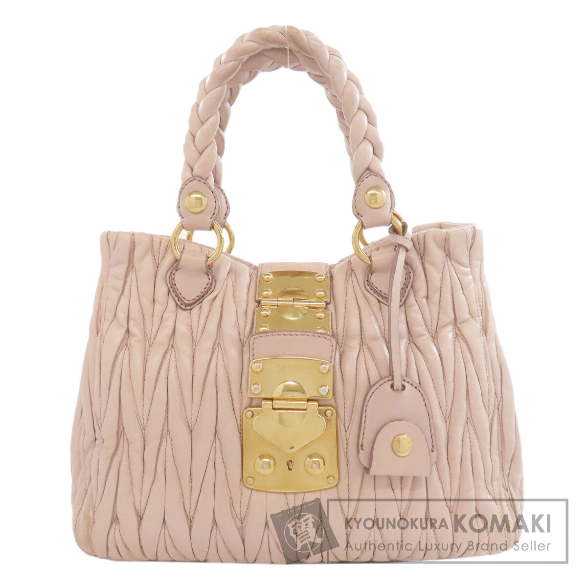MIUMIU Materasse Handbag Calf Ladies [Used]