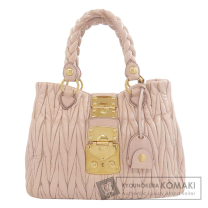 MIUMIU Materasse Handbag Calf Ladies [Used]
