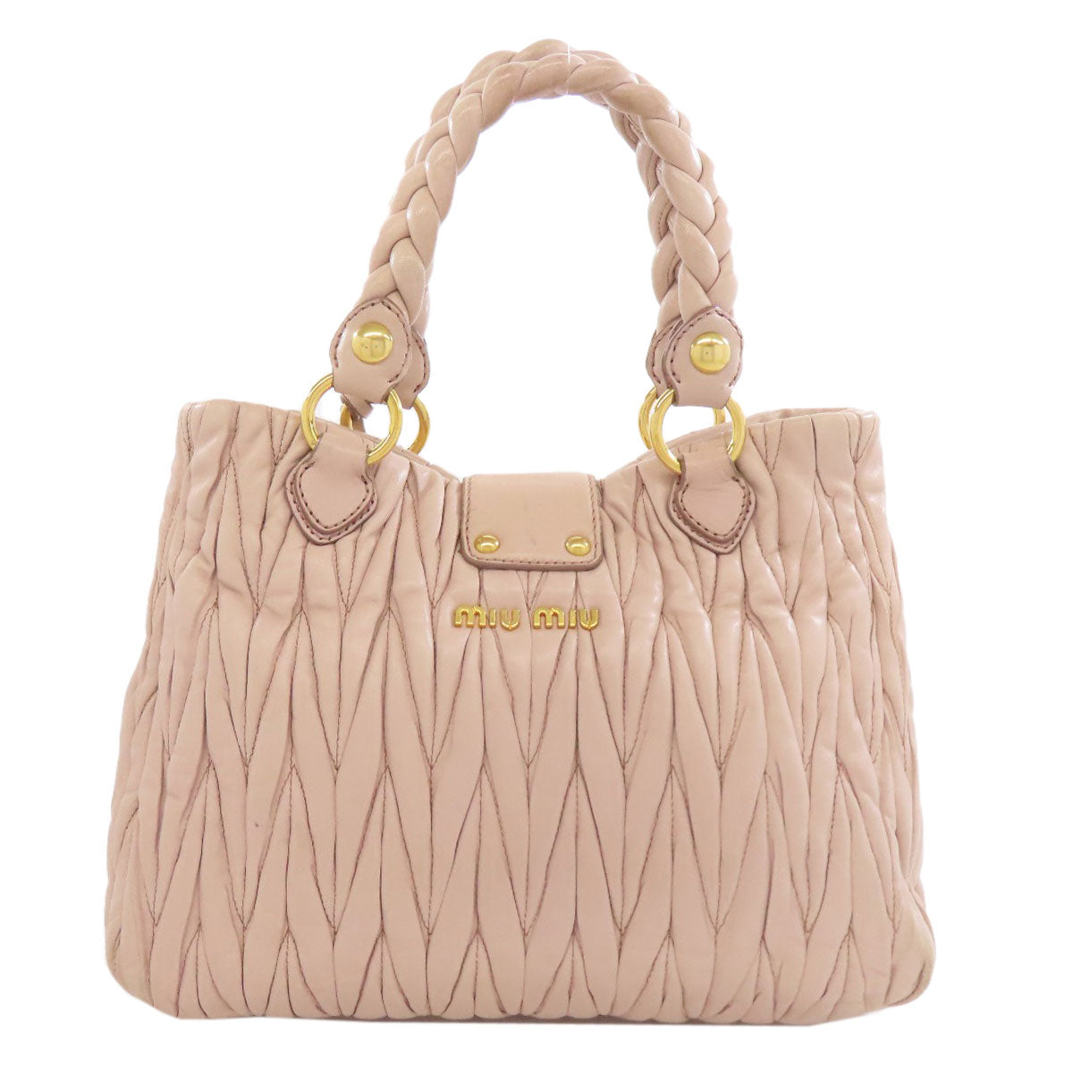 MIUMIU Materasse Handbag Calf Ladies [Used]