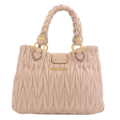 MIUMIU Materasse Handbag Calf Ladies [Used]