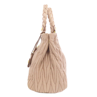 MIUMIU Materasse Handbag Calf Ladies [Used]